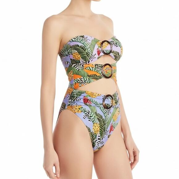 FARM Rio Other - Farm Rio Cutout Bandeau One Piece/Two Piece Convertible, XS